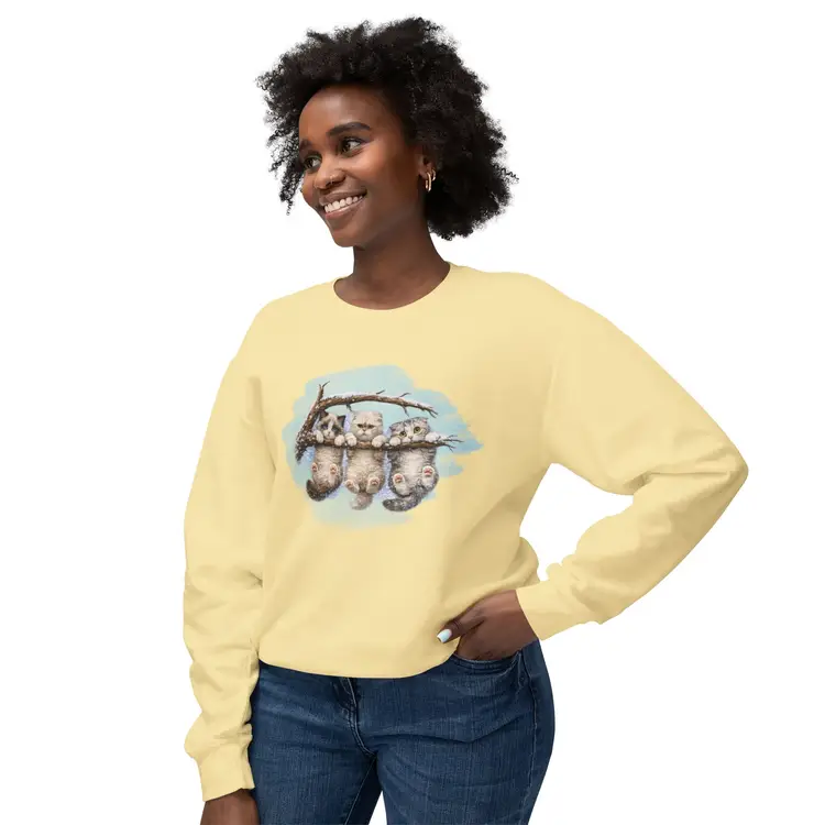 Cats Banana Crewneck Sweatshirt