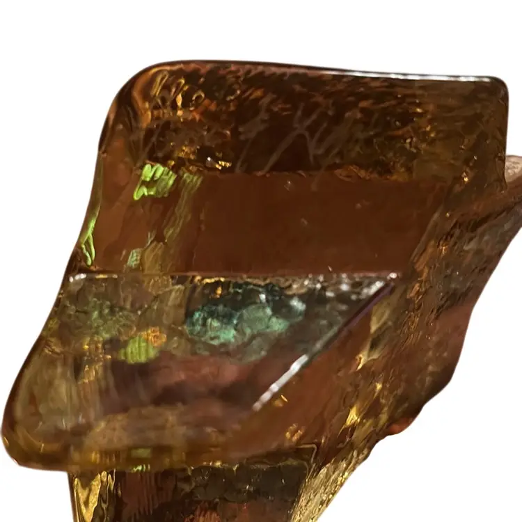 Fire & Light Star Paperweight In Citrus