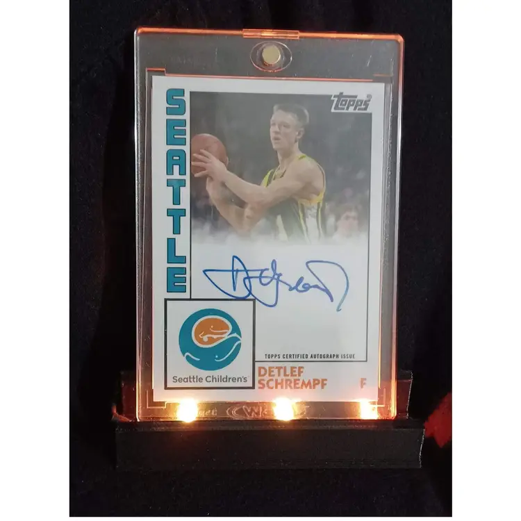 LED Color Change Card Stand, 35pt one touch, and battery