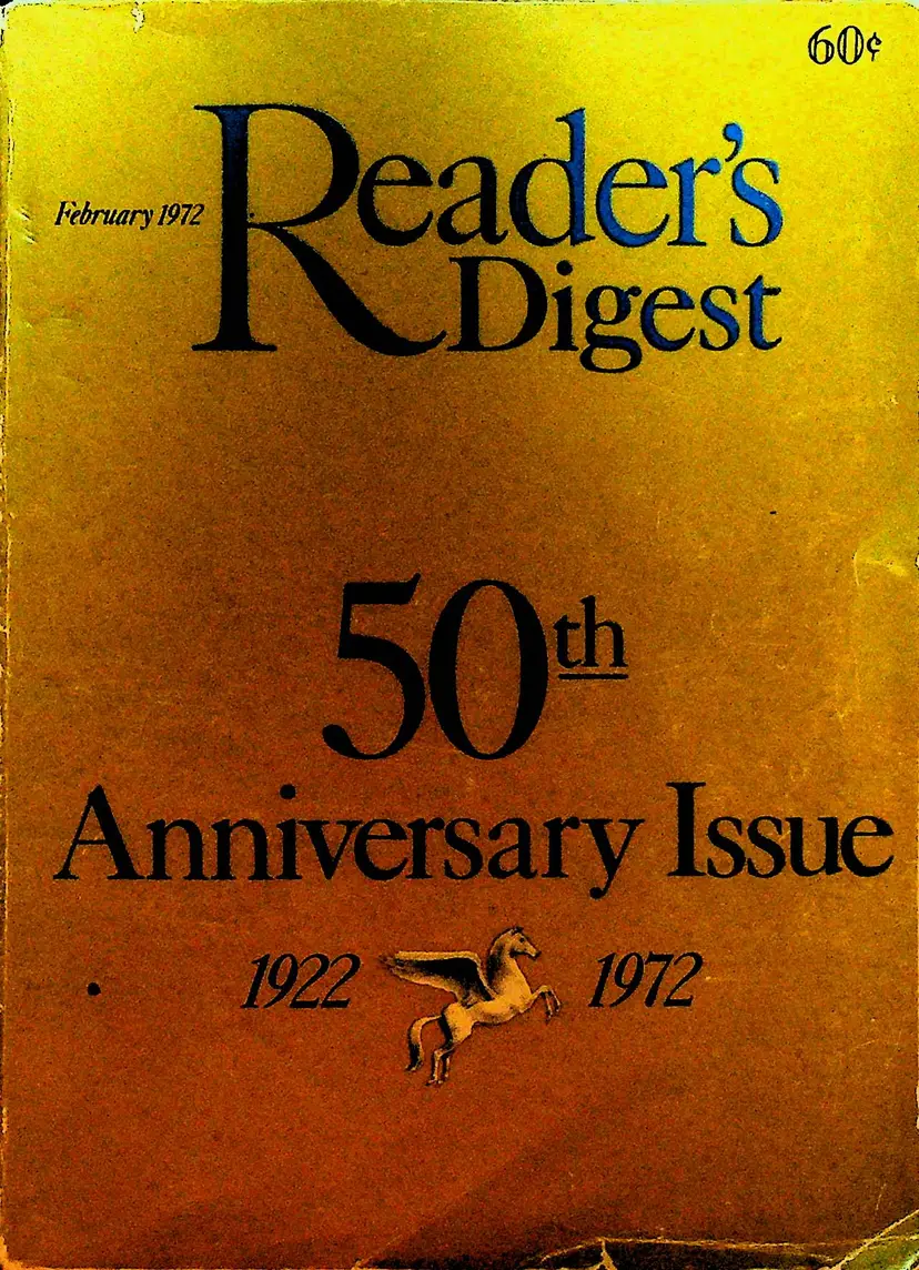 Reader's Digest February 1972 50th Anniversary