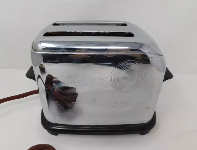 Vintage Toastmaster 1B6 Art Deco Chrome Toaster All Original Working