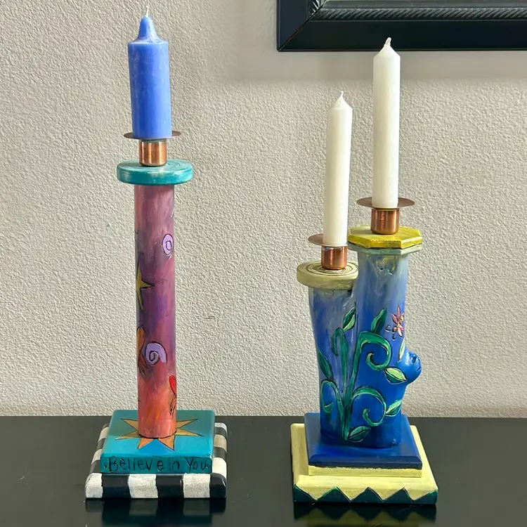 Sticks Art Candlesticks