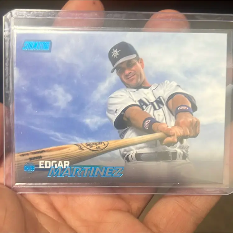 Edgar Martinez 2023 Topps Stadium Club Blue Foil 39/50 Seattle Mariners