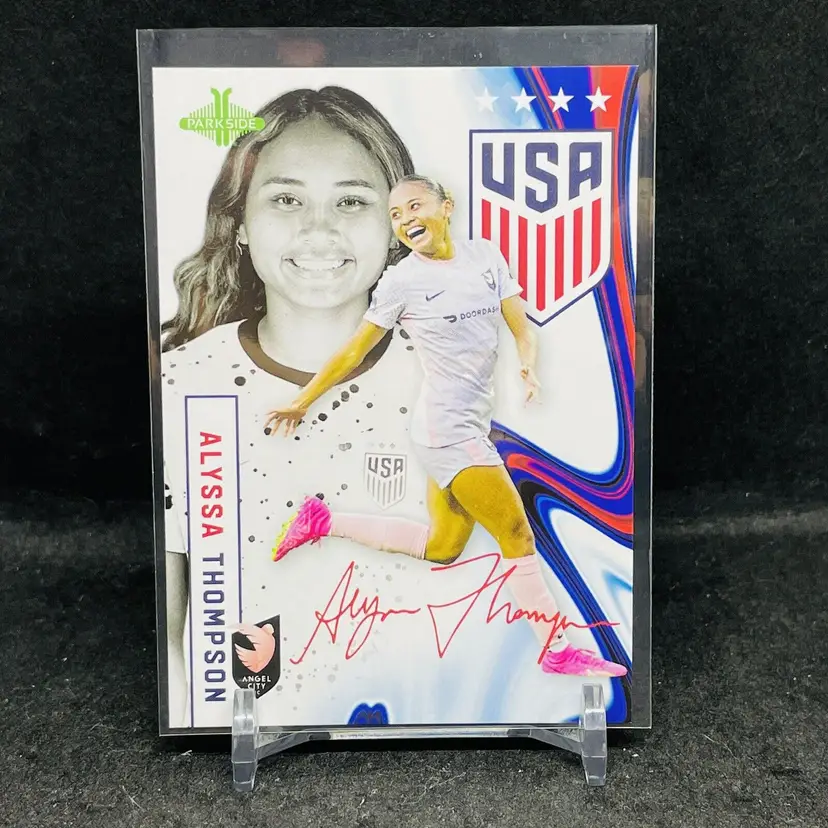 ALYSSA THOMPSON 1st Team USA USWNT Rookie Soccer Card! 2023 Parkside Limited Set