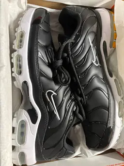Nike Air Max Plus G Golf Shoes - Black/White, Size 10.5