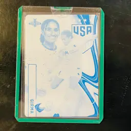 Naomi Girma 1/1 Printing Plate USWNT 2023 Parkside One Nation One Team Soccer Card