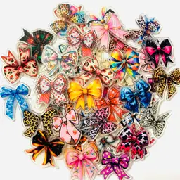 20 Pieces Of Bows Acrylics