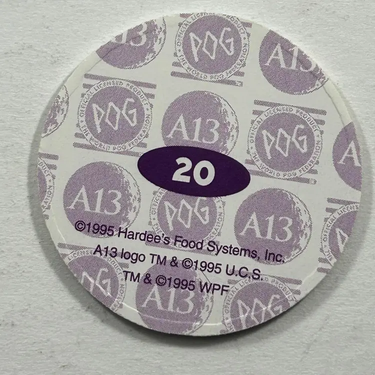 POGs Apollo 13 POG #20 Recovery A13 NASA Hardee's Food Service 1995 -  152