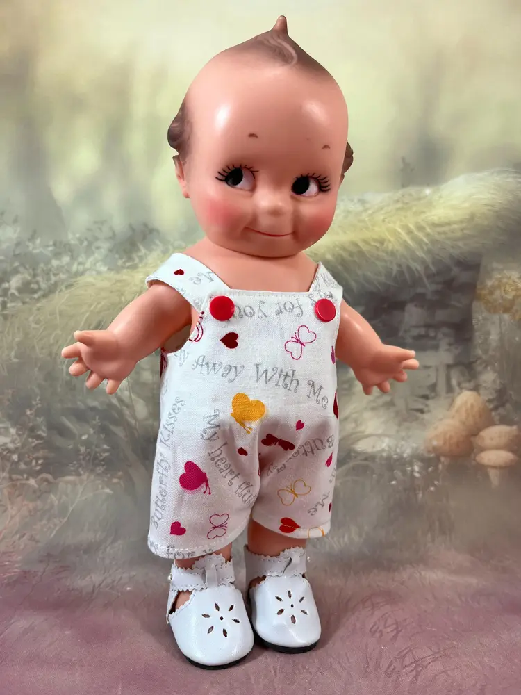 NEW in Package Vintage 1974 10" Cameo Kewpie Charmer with New Romper and Shoes