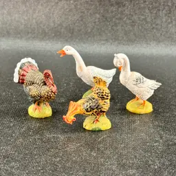 Fontanini BETHLEHEM BIRDS Miniature Figurines Made In Italy