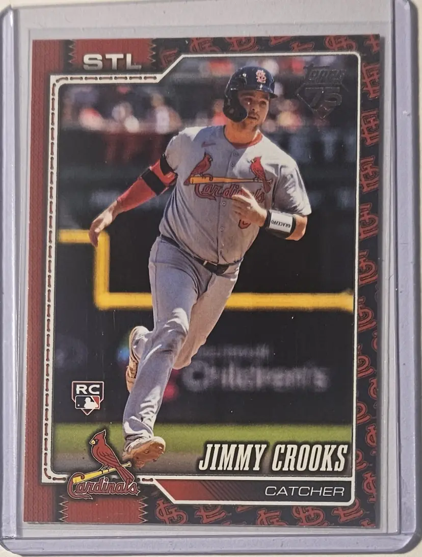 2026 Topps Series 1 Team Border Variation Jimmy Crooks RC