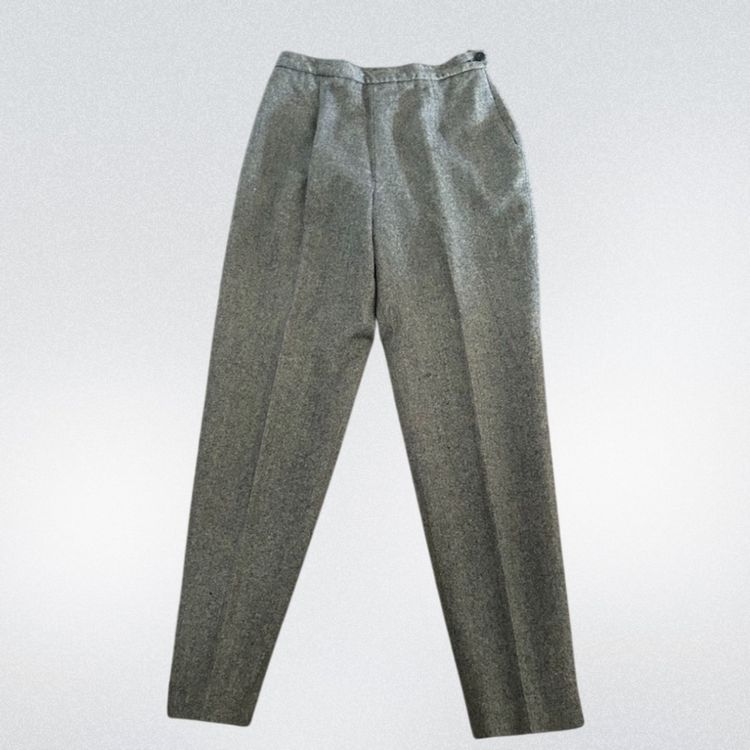Pendleton Dress Pants Women Size Tweed Brown/blue  100% Pure New Wool Woolmark Size 8 Side Zipper