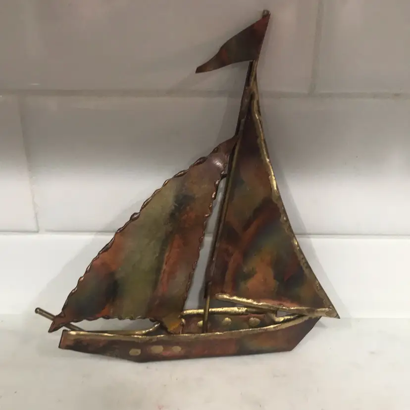 Reuben (Jake) Gariepy Copper Sailboat