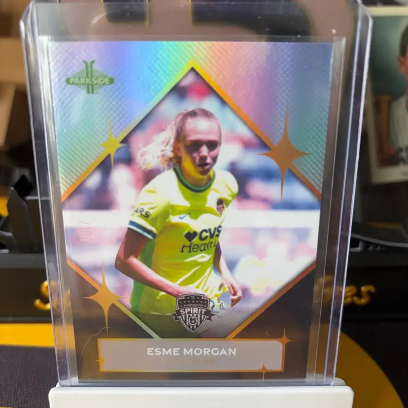 Esme Morgan, #32, Washington Spirit, 2025 Parkside NWSL Collection - Stars Of The NWSL Silver, /100, Soccer Card