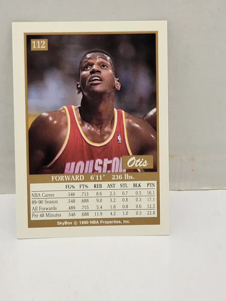 1990-91 SkyBox Otis Thorpe #112 Houston Rockets