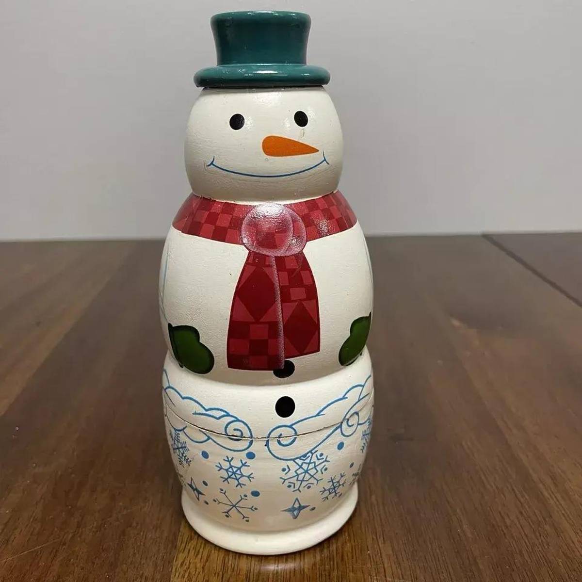 Avon Rising Snowman Niknax · Vintage Avon Set Of Nesting Snowmen