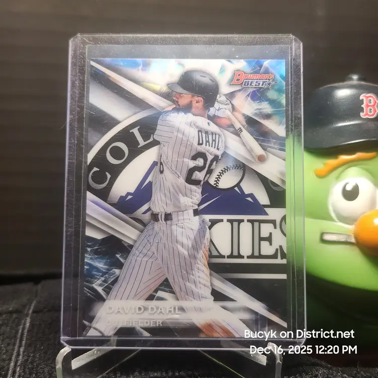 2016 Bowman's Best Refractor - David Dahl Colorado Rockies