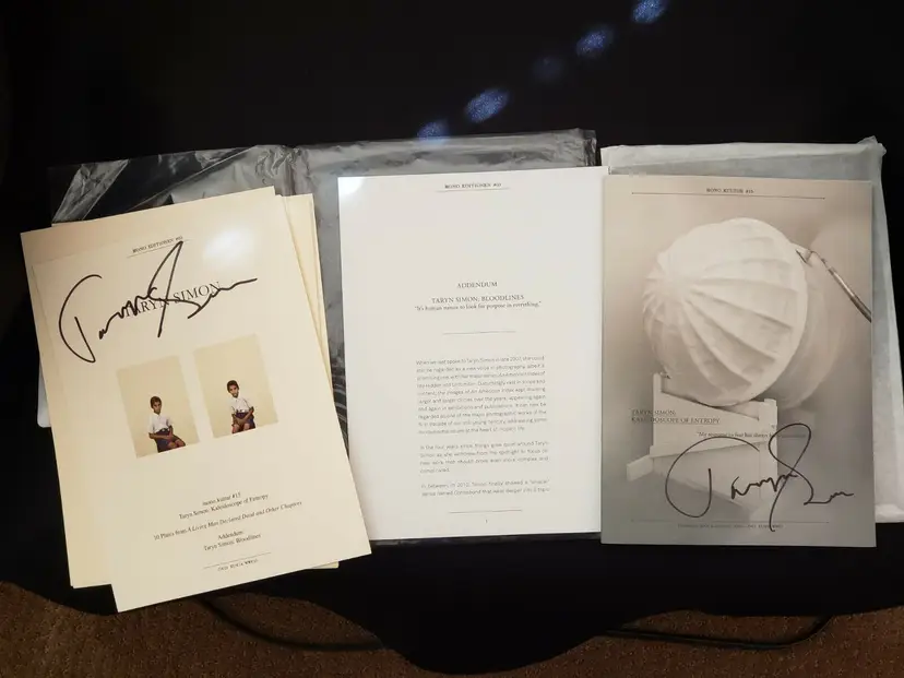 TARYN SIMON Signed 10 Loose Plates from A LIVING MAN DECLARED DEAD & OTHER CHAPTERS