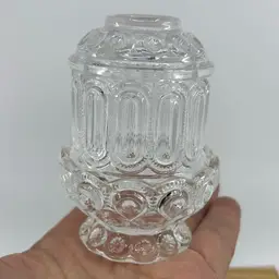 Weisher Crystal Clear Moon & Stars Mini Fairy Lamp 3.5”