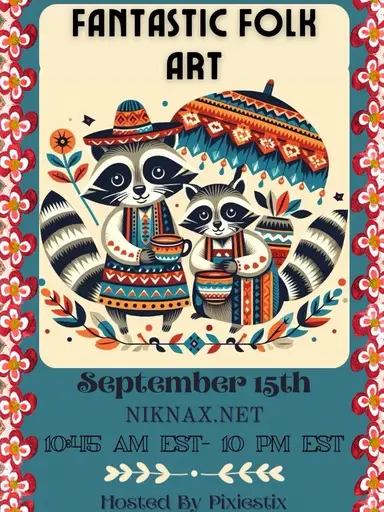 Fantastic Folk Art with Born in the Wrong Century