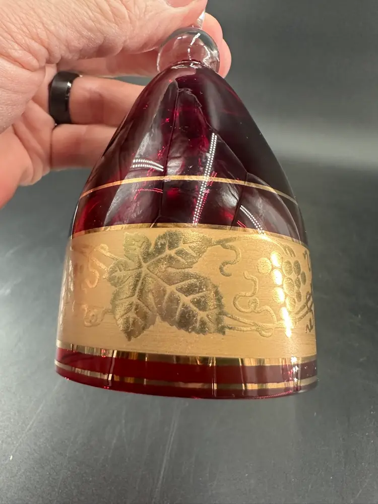 VTG Red Gold Bell 6”