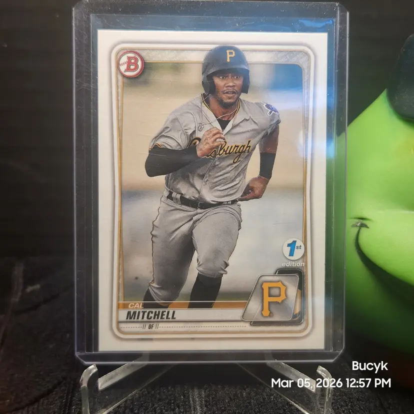 2020 Bowman 1st edition - Cal Mitchell Pittsburgh Pirates