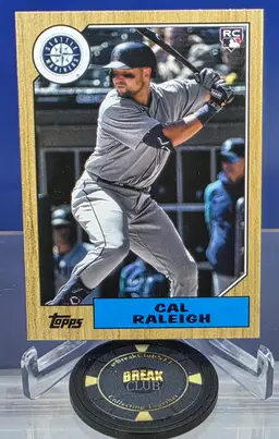 Cal Raleigh 2022 Topps Archives Rookie RC #290 Seattle Mariners