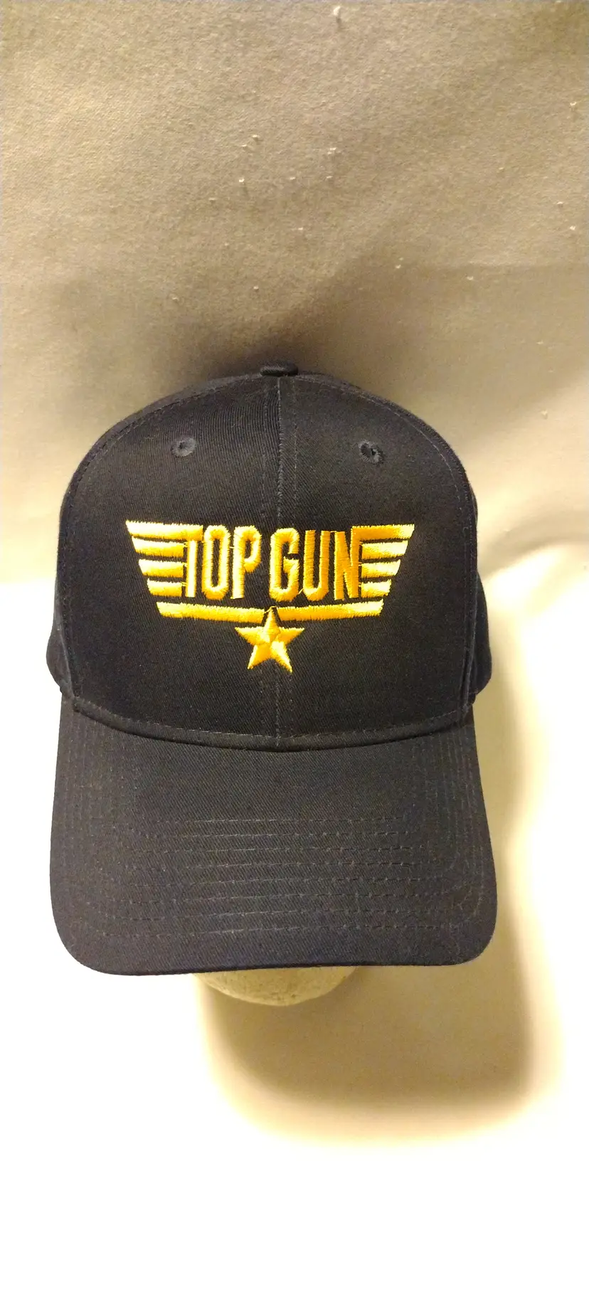 Top Gun Movie Logo Navy Baseball Cap Hat OTTO One Size Fits Most Snap Back