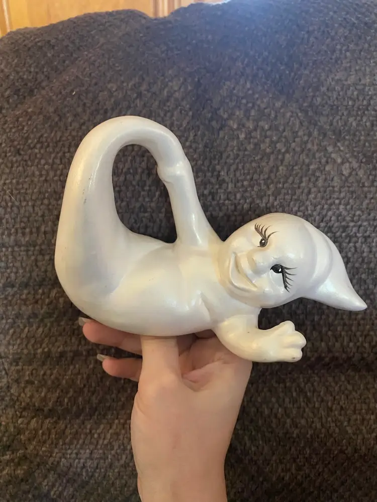Ceramic Ghost 6” X 2” X 4”