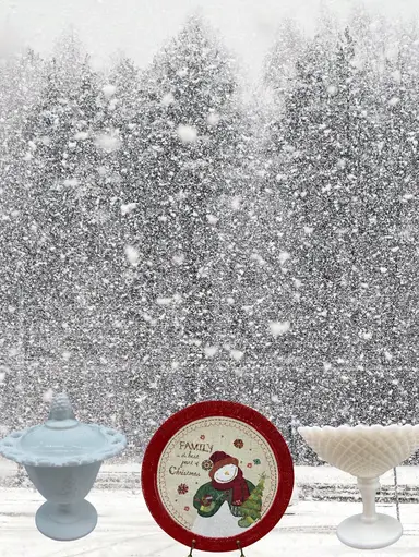 Snowmen , Milk Glass And Other White Things