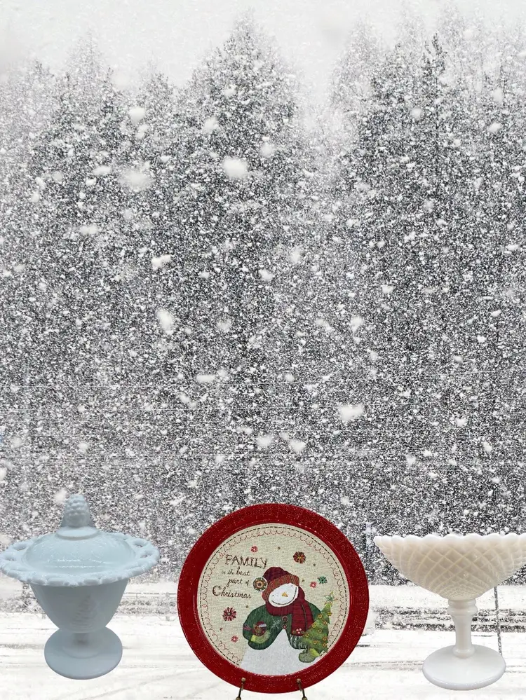Snowmen , Milk Glass And Other White Things