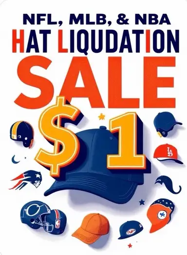 Hats Liquidation $1.00 Starts 