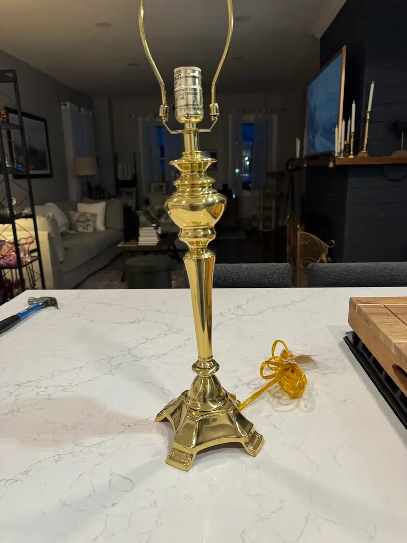 Cheyenne Tall Brass Lamp