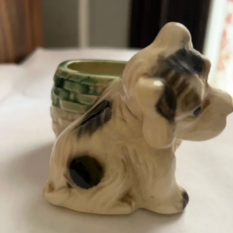 Dog Planter Figurine