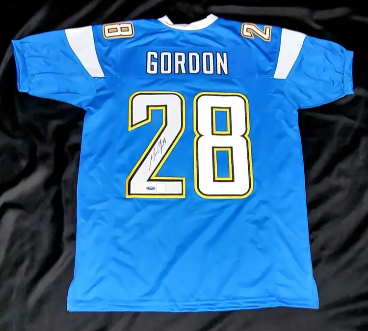 Melvin Gordon Autographed Jersey #28 COA San Diego Chargers TRISTAR Pristine!