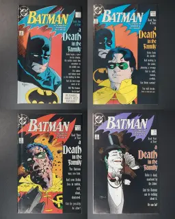 Batman #426-429 DC Comics 1988 "A Death in the Family" Complete Set F/VF
