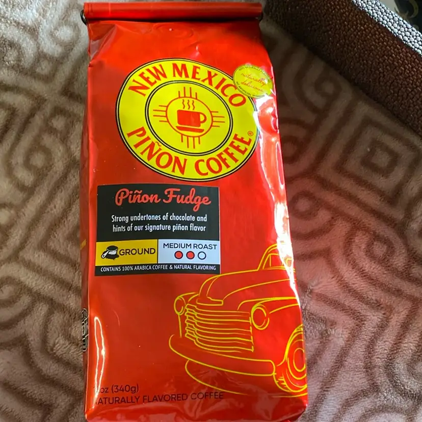 New Mexico Piñon Coffee Ground Piñon Fudge - 12 Oz Medium Roast