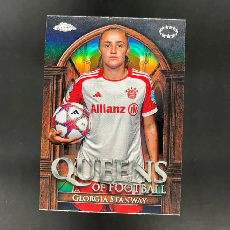 Georgia Stanway 2023/24 Topps Chrome UEFA Women Queens Of Football Soccer Card