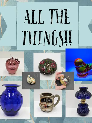 Art Glass, Paperweights, Trinkets & More!