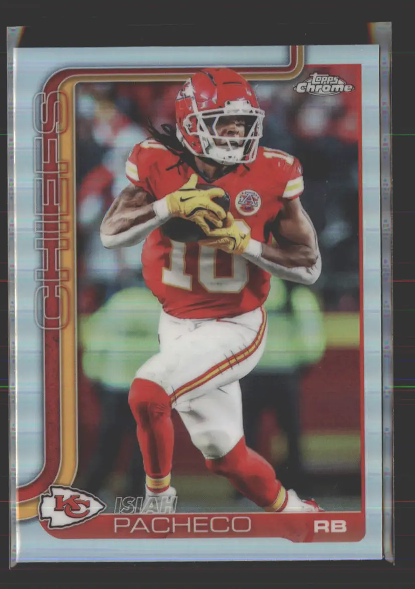 Isiah Pacheco 2025 Topps Chrome Refractor #149 - (142) - Kansas City Chiefs