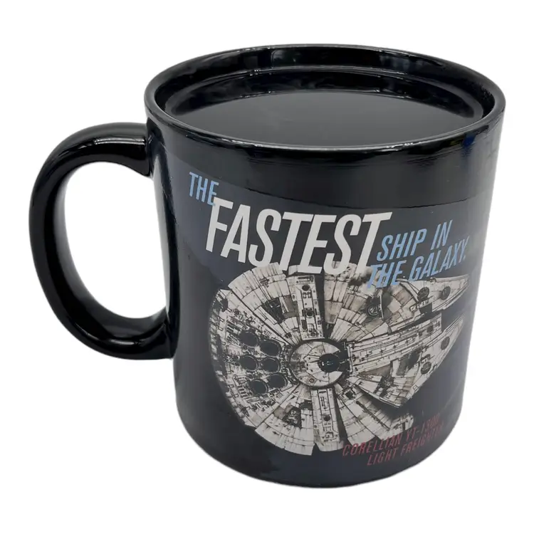 Star Wars Solo Millennium Falcon Heat Reactive Changing 20 oz. Soup Coffee Mug