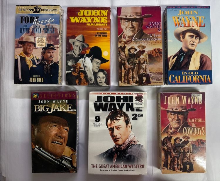 John Wayne VHS -7