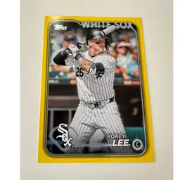 Korey Lee Yellow Border Chicago White Sox