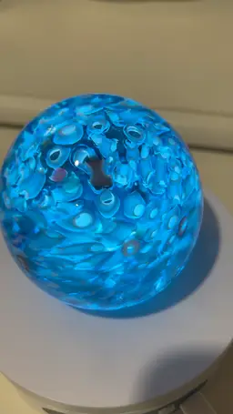 16. Vintage Alfredo Barbini Murano Glass Paperweight