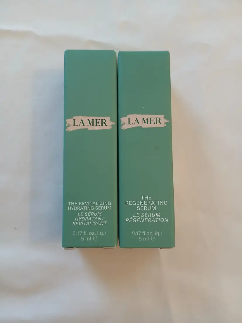 La Mer Revitalizing & Regenerating Serum Duo 5 ml Each NIB