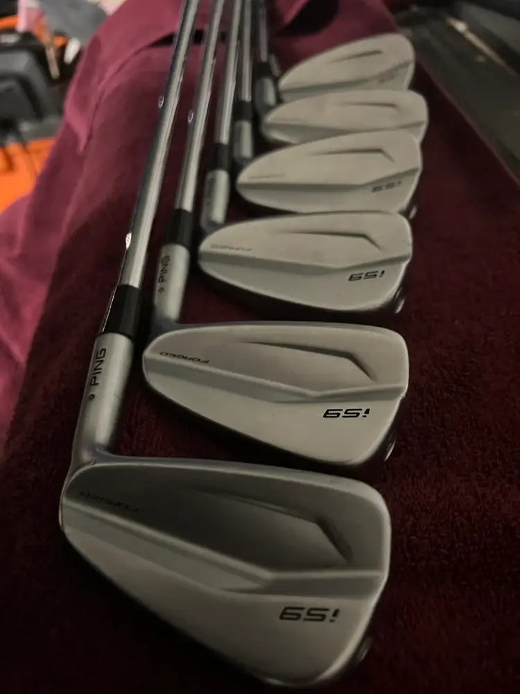 Ping I59 Forged iron set 5-pw With kBS Tour flight 120 stiff