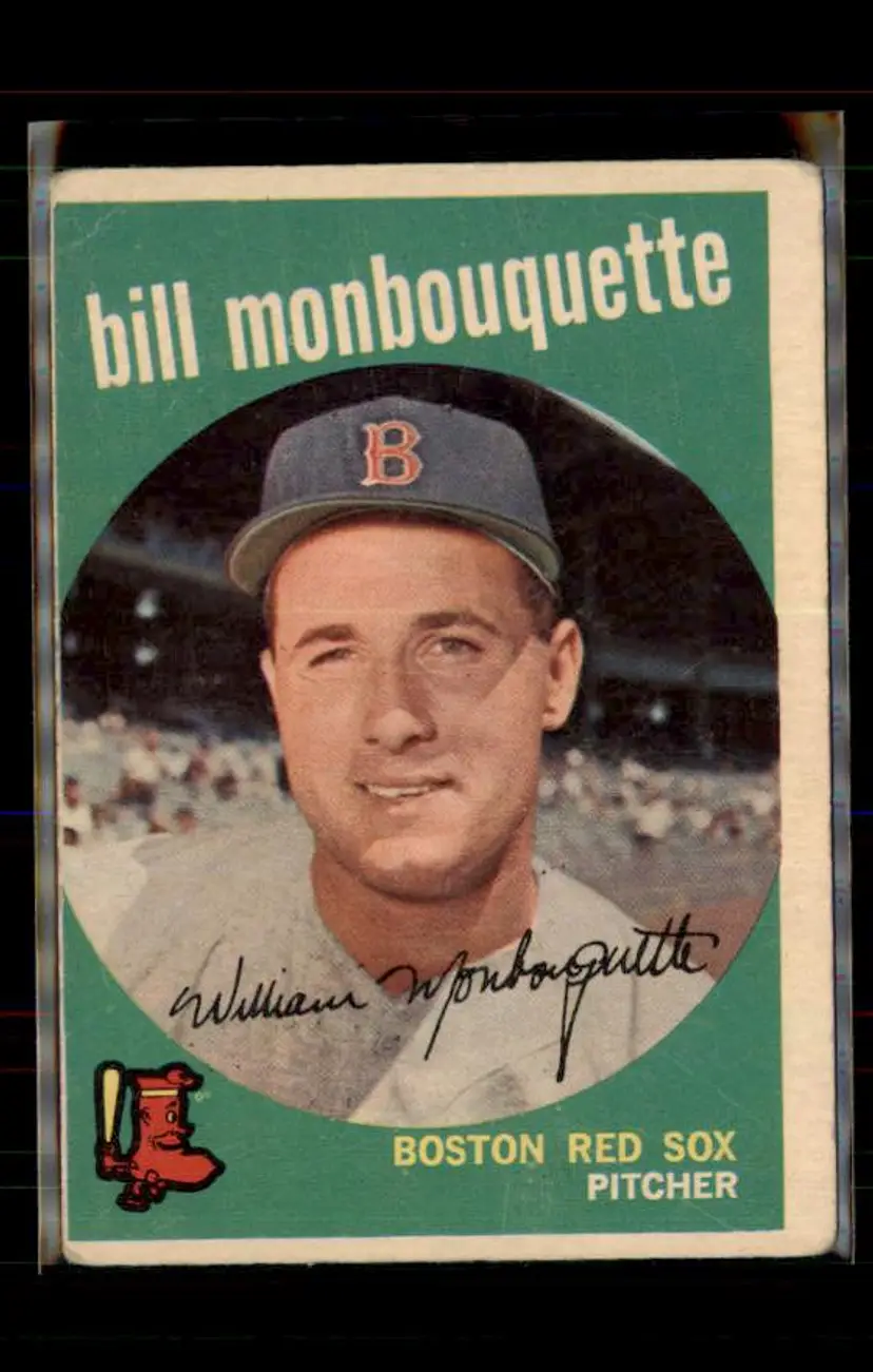 1959 Topps #173 Bill Monbouquette - (pk4) - Boston Red Sox