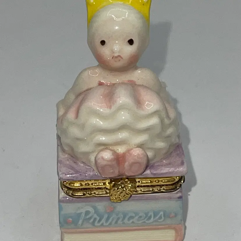 Mud pie Princess Pea In A Pod Trinket Attached 2000