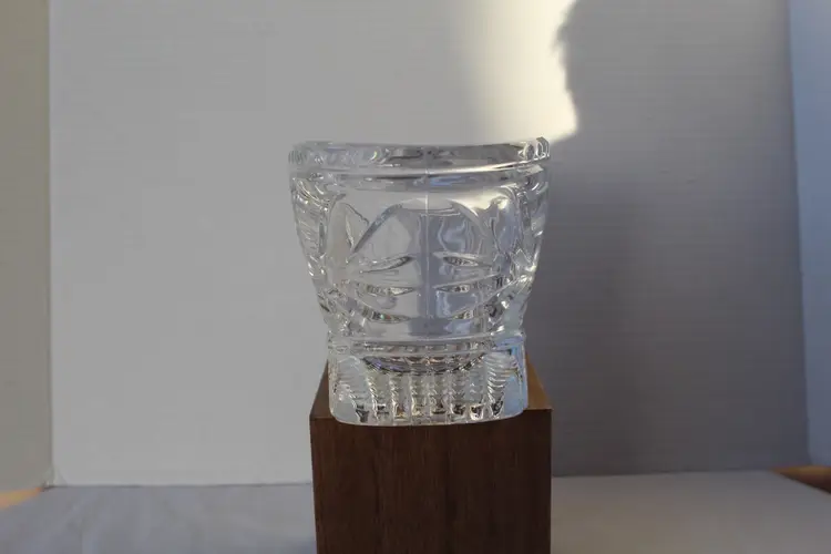 Vintage AVON Santa's Sleigh, Crystal Candy Dish, Christmas Holiday Decor, Heavy