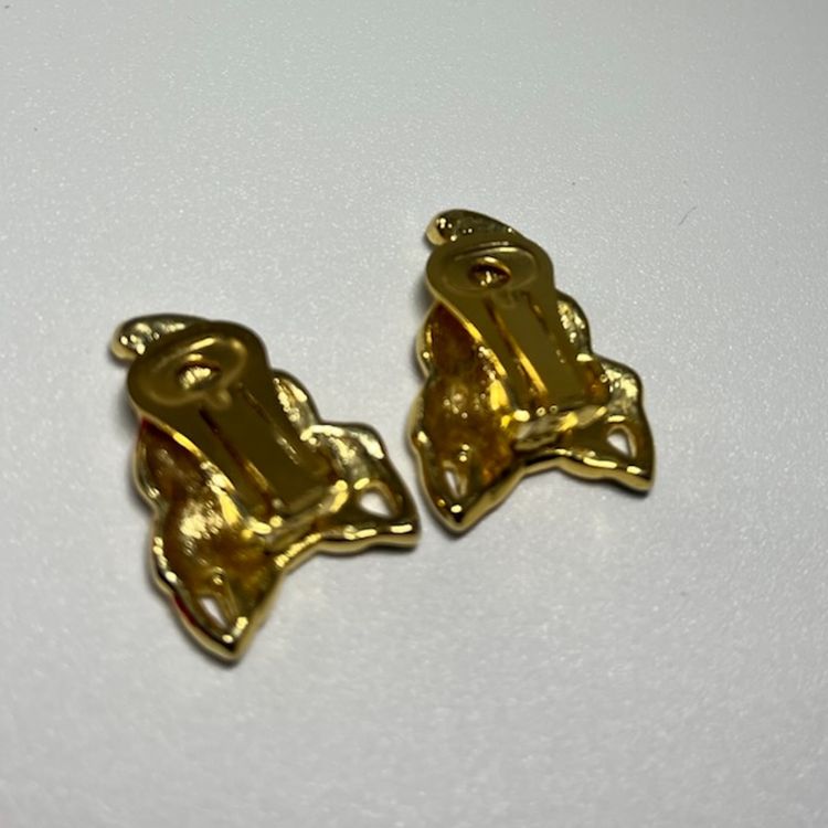 Vintage Santa Clip-on Earrings